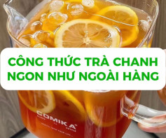 Công thức trà chanh ngon như ngoài hàng