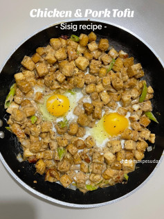 Correction: Chicken and Tofu sisig recipe