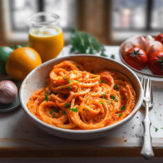 Creamy Roasted Red Pepper & Garlic Sauce