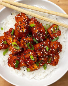 Crispy Gochujang Tofu