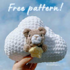 Crochet Bear in the Clouds Pattern