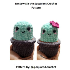 crochet cactus pot pattern