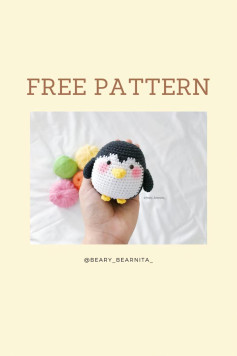 Crochet cute penguin