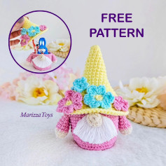 crochet gnome basket pattern