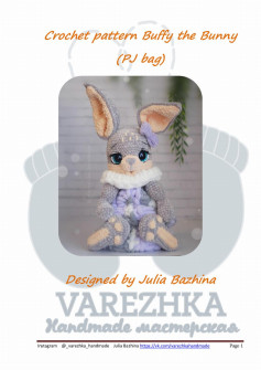 crochet pattern buffy the bunny