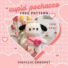 cupid pochacco free pattern