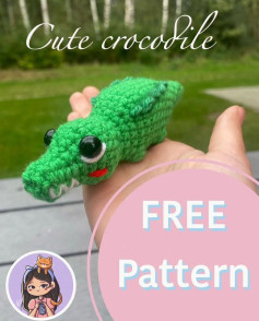 cute corcodile free pattern