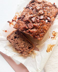 DOUBLE CHOC BANANA BREAD