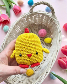 easter chick 🐣 Free crochet pattern