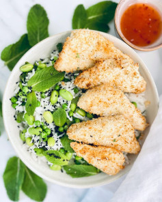 Easy air-fryer coconut tofu