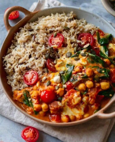 Easy peasy 15 minute Chana Masala Recipe! .