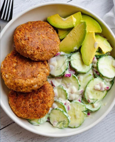 🌱Easy Vegan Chipotle Tofu Burgers🌱💚Happy Saturday friends.