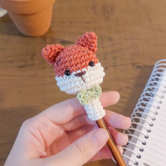 🦊(English) Free Pattern Little Fox Pencil Tip🦊