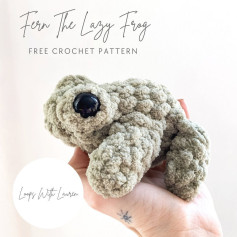 fern the lazy frog free pattern