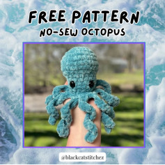 free amugurumi pattern no sew octopus