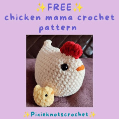 free chicken mama crochet pattern