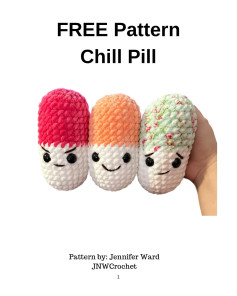 Free chill pill pattern