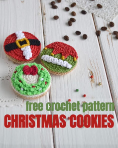 free corchet pattern christmas cookies