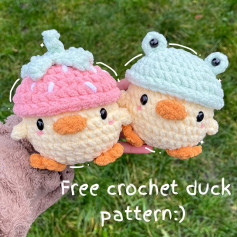 free crochet duck pattern :)