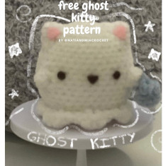 free ghost kitty pattern