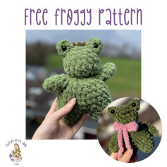 free green froggy pattern