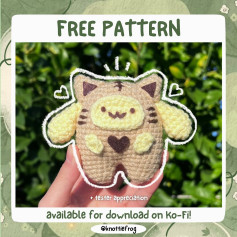 free Kitty Purin pattern