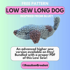 🎉FREE LOW SEW LONG DOG PATTERN RELEASE!🎉