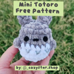 Free Mini totoro pattern