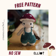 Free mushroom guy pattern🍄🌱