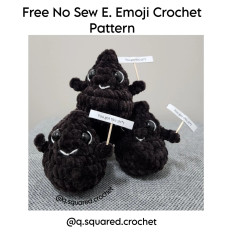 free no sew emoji crochet pattern