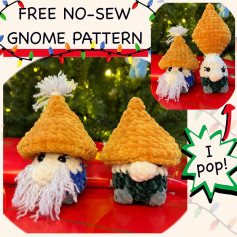 free no sew gnome pattern