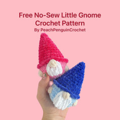 free no sew little gnome crochet pattern