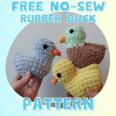 free no sew rubber duck pattern