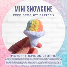 ✨FREE NO-SEW SNOWCONE PATTERN✨