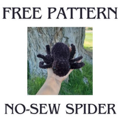 Free no-sew spider crochet pattern! 🕷