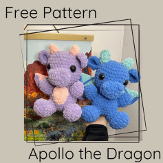 FREE PATTERN ✨Apollo the dragon is out now!!!!