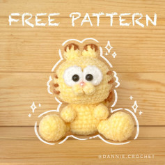 《FREE PATTERN - Baby Garfield》✨🐱