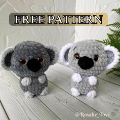 free pattern baby koala