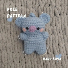 free pattern baby koya koala bear