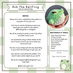 FREE PATTERN- Bob the Ballfrog! 🐸