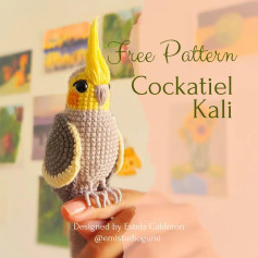 free pattern cockatiel kali bird