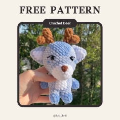 Free Pattern Crochet Deer