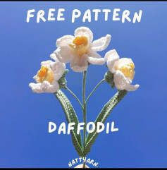 free pattern daffodil flower