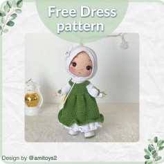 free pattern green dress