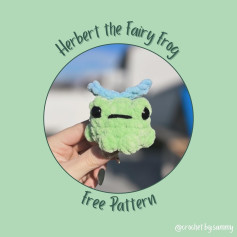 FREE PATTERN - Herbert the Fairy Frog 🐸 🧚