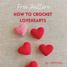 free pattern how to crochet lovehearts