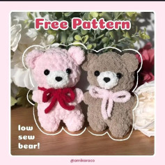 free pattern low sew bear