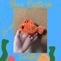 free pattern no sew Goldfish