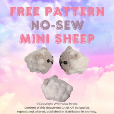 free pattern no sew mini sheep