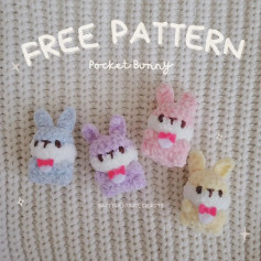 free pattern pocket bunny